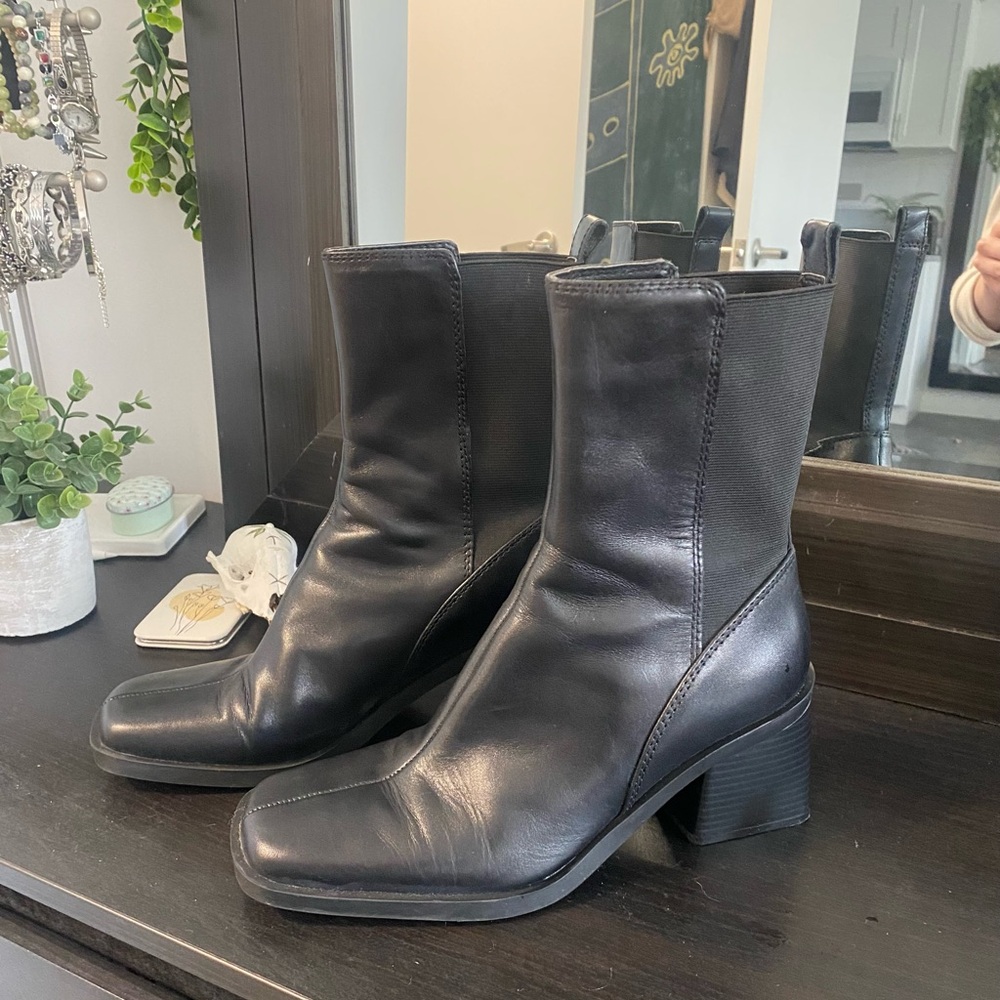 Zara Square Toed Boot